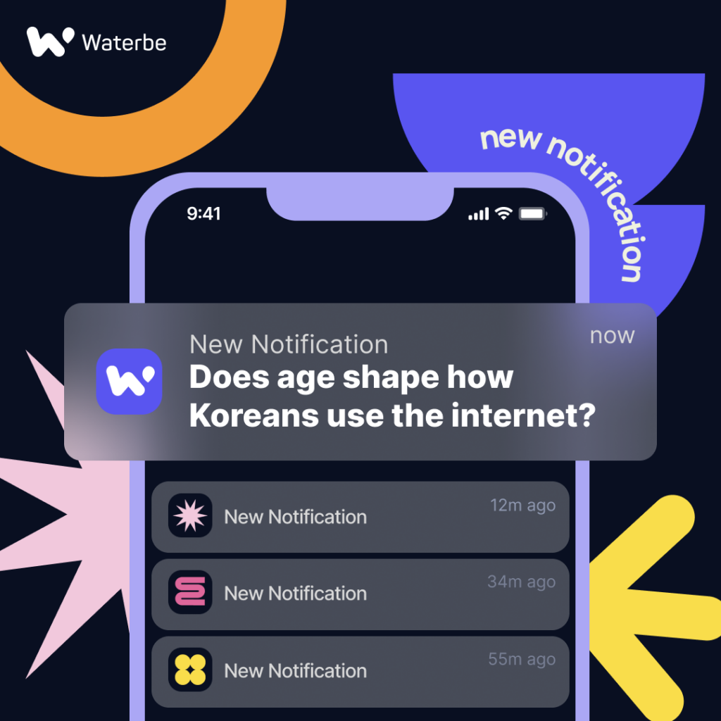 Does age shape how Koreans use the internet? : South Korea Marketing_Waterbe